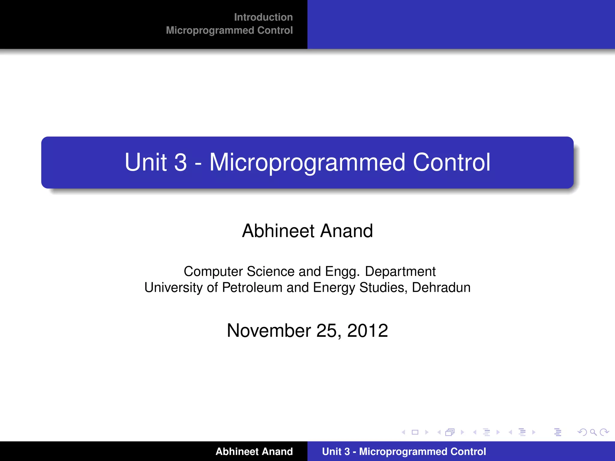 Micro program | PPT