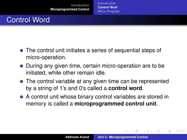 Micro program | PPT