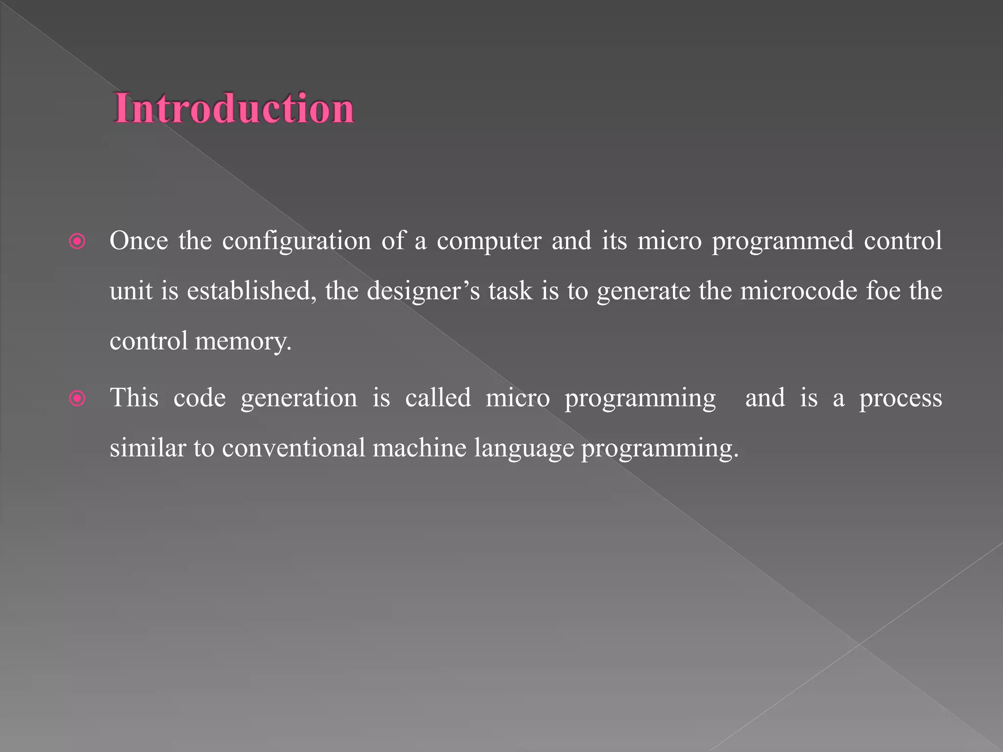 Micro program example | PPTX