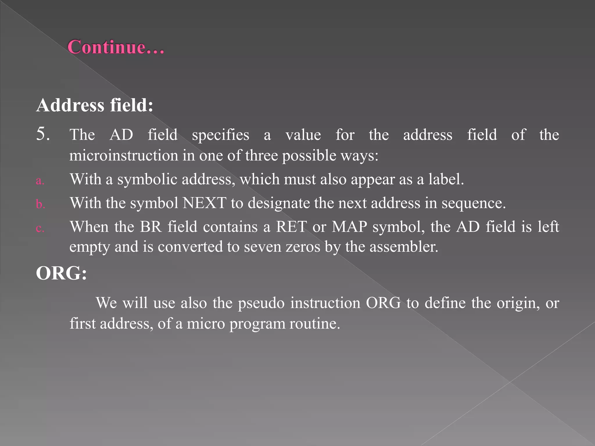 Micro program example | PPTX