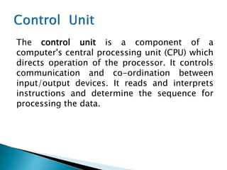 Micro programmed control | PPTX