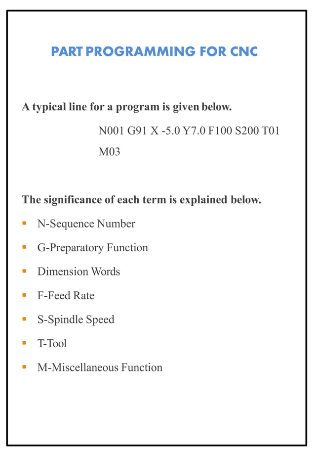 Microproject on cnc milling machine PDF