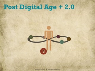 Post Digital Age + 2.0




         ©David // Armano   •   darmano.typepad.com
 