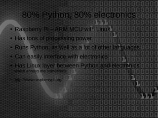 MicroPython&electronics prezentācija | ODP