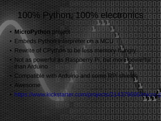MicroPython&electronics prezentācija | ODP