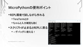 MicroPythonのCモジュールを作ってみる | PPTX