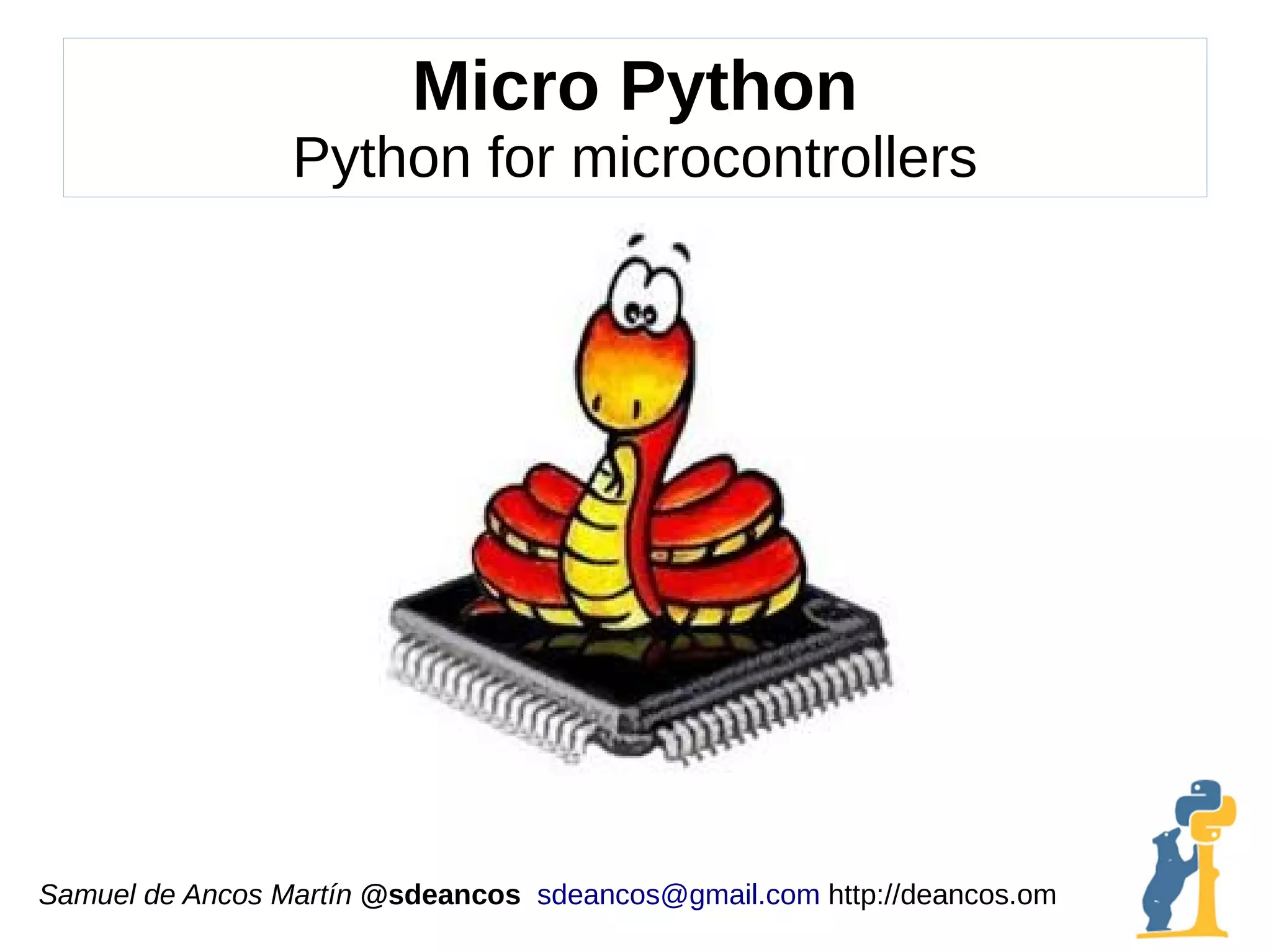 Micro-python | PPT