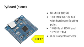 Micropython for the iot | PDF