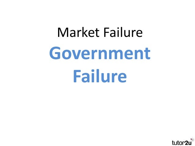 Government strategies for market failure