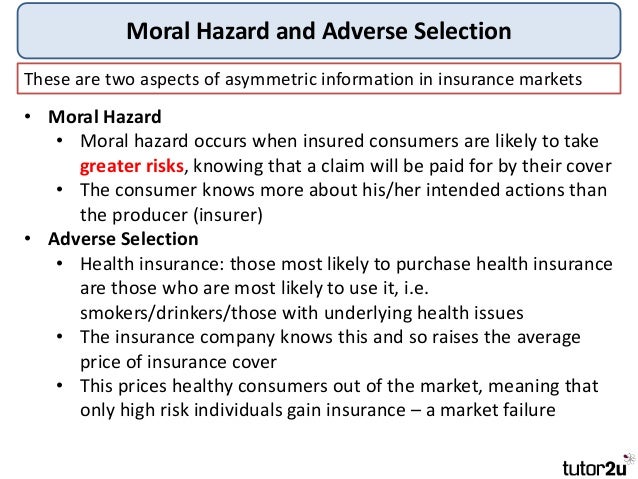 Adverse Selection Used Car Example Adverse Selection Used Car Example
