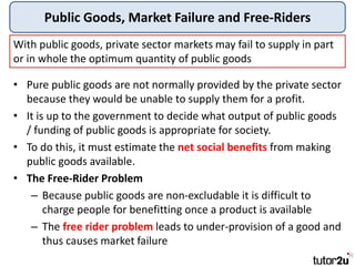 Tutor2u - Market Failure – Public Goods