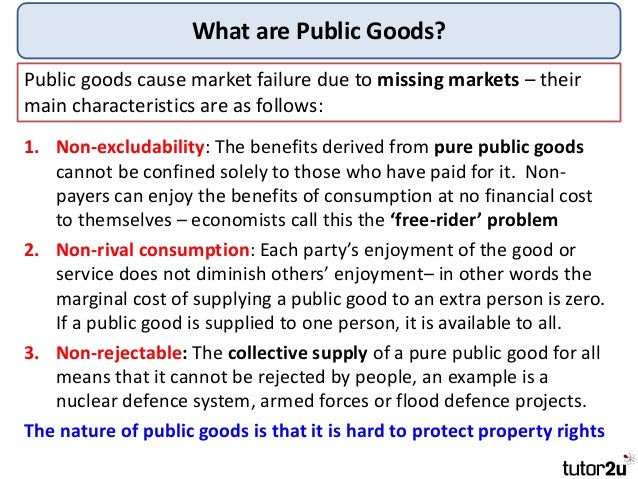 Tutor2u Market Failure Public Goods