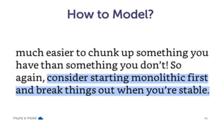 How to Model?
munz & more #6
 