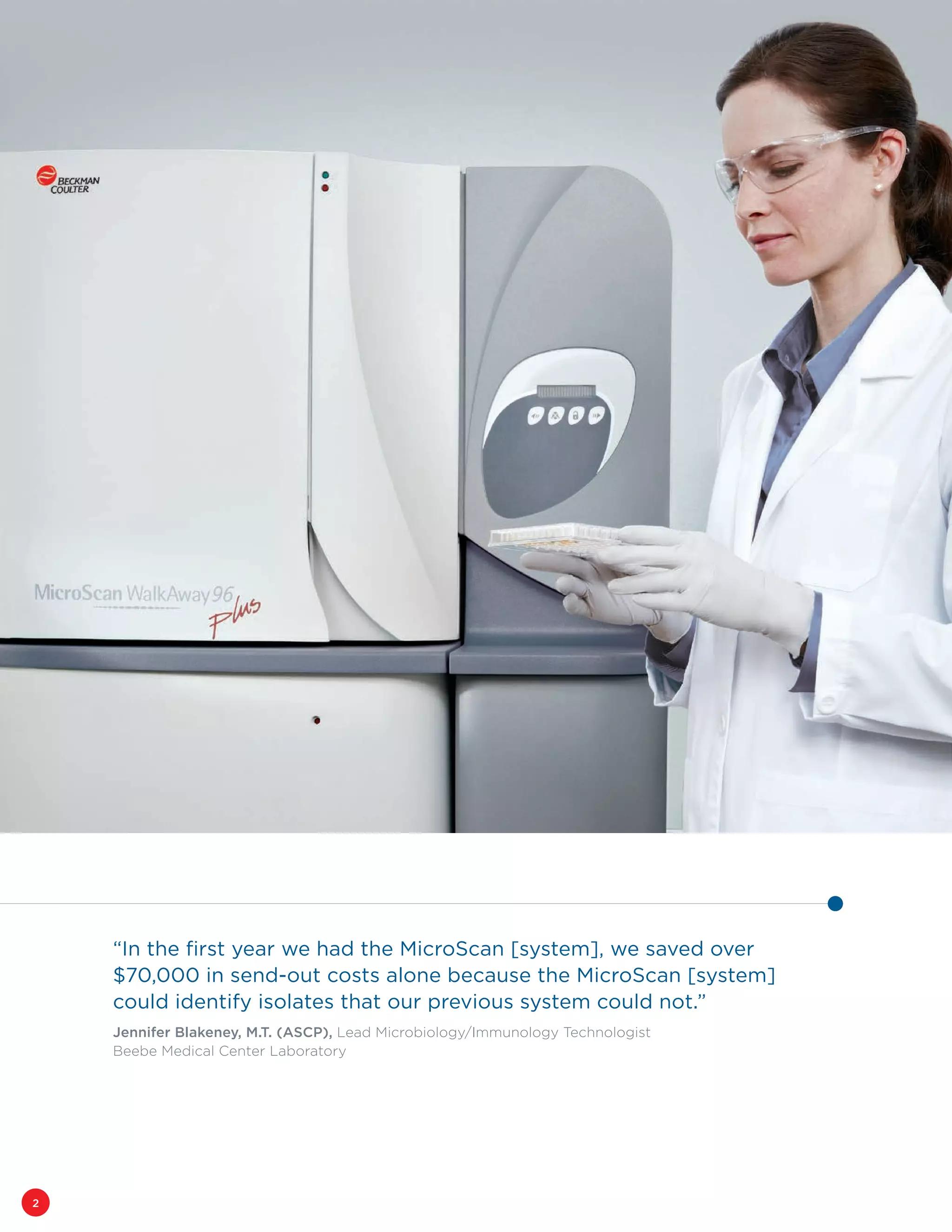 Beckman Coulter MicroScan - Rapid Automated Microbial Identification ...