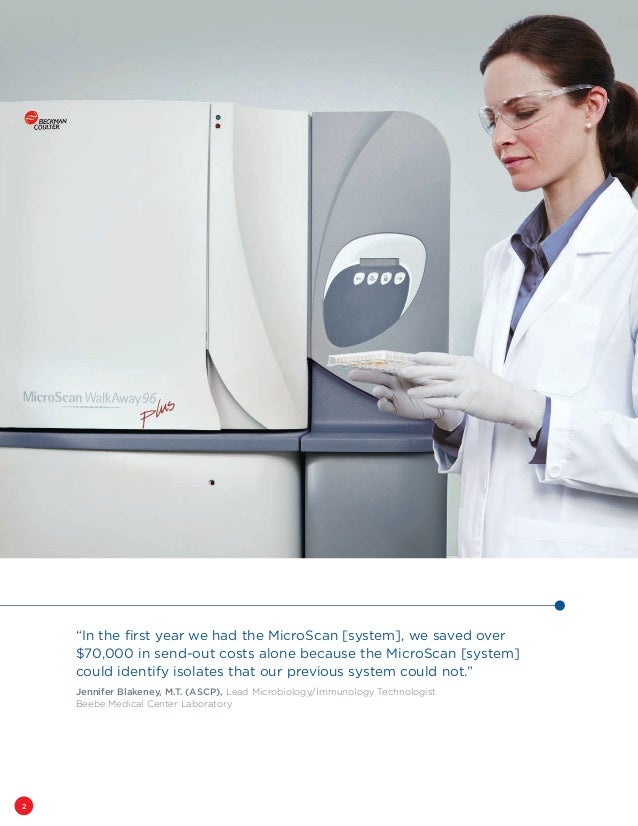 Beckman Coulter MicroScan Rapid Automated Microbial Identification
