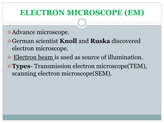Sem Knol Microscope | PPTX