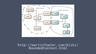 http://martinfowler.com/bliki/
BoundedContext.html
 