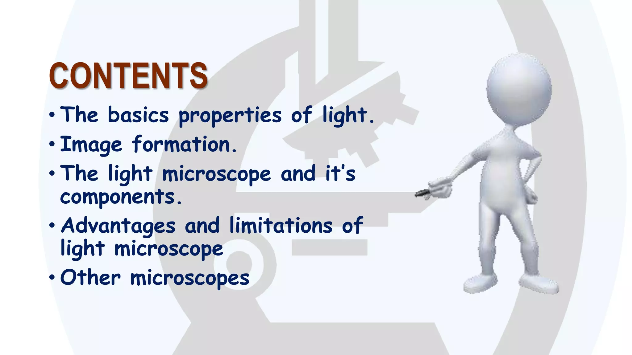 Microscopes- basics of optics | PPTX