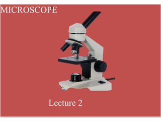 MICROSCOPE
Lecture 2
ll
 