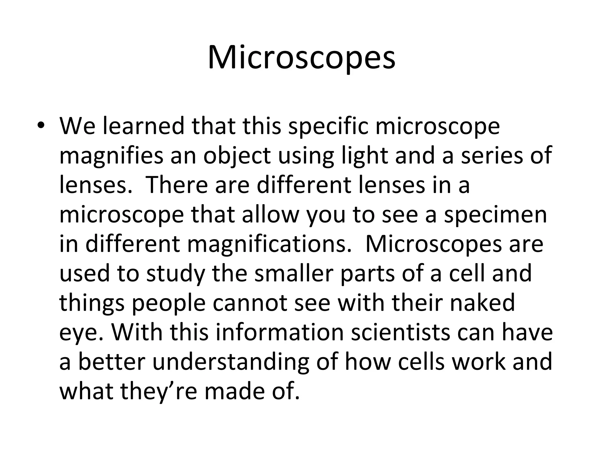 Microscope lab | PPT