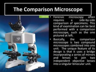 Microscopic Comparison Sample Microscopes and microscopy | PPTX