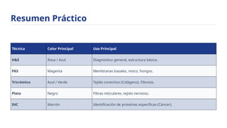 Microscopía y Técnicas (histoquímica e IHQ) Semana 3.pptx