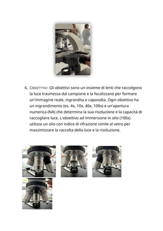 relazione sul funzionamento del microscopio ottico | PDF