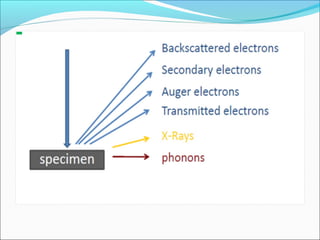 Interaction with matter
 