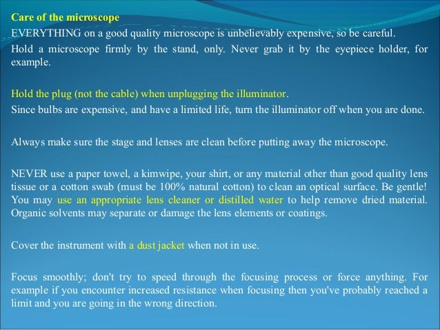 microscope microscopy