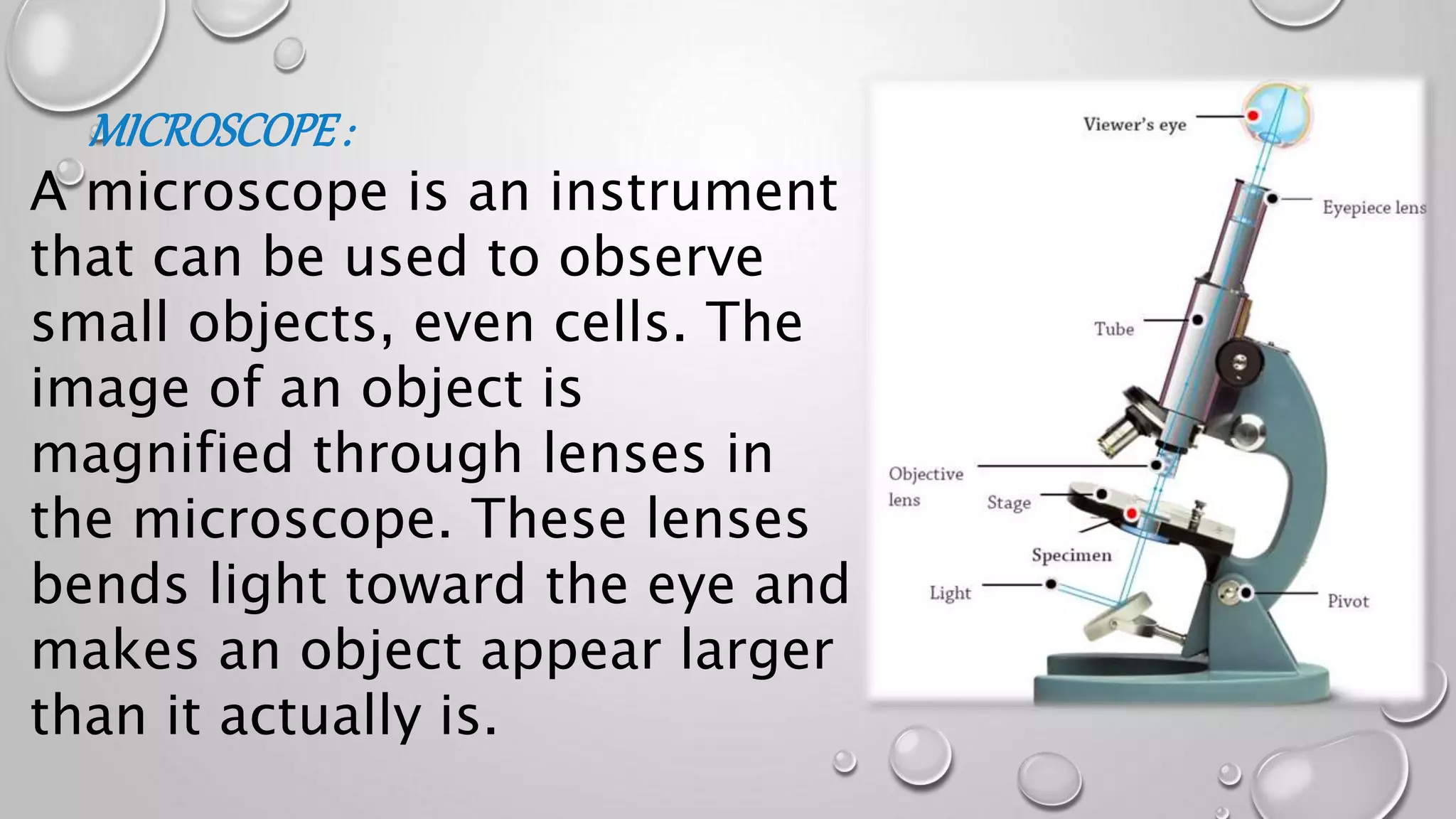 Microscopy and Microscopic techniques | PPT