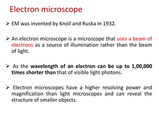 Microscopy | PPTX