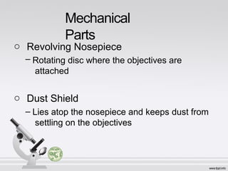 Objective Rotation Disk microscopy label, how to use it and techniques | PPTX