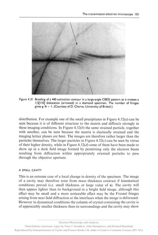 __________________________________________________________
                                     Electron Microscopy and Analysis,
       Third Edition (electronic copy) by Peter J. Goodhew, John Humphreys, and Richard Beanland.
Reproduced by kind permission of Taylor and Francis Books UK under a Creative Commons Licence (BY-SA).
 