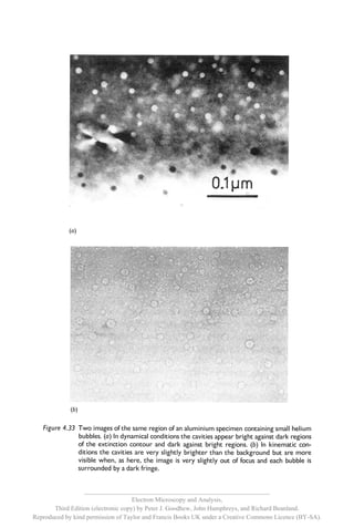 __________________________________________________________
                                     Electron Microscopy and Analysis,
       Third Edition (electronic copy) by Peter J. Goodhew, John Humphreys, and Richard Beanland.
Reproduced by kind permission of Taylor and Francis Books UK under a Creative Commons Licence (BY-SA).
 