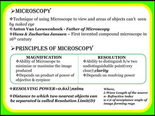 MICROSCOPY SEMINAR PRESENTATION BY SITESH) | PDF
