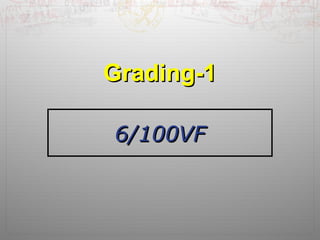 GGrraaddiinngg--11 
66//110000VVFF 
 