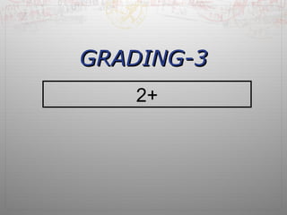 GGRRAADDIINNGG--33 
2+ 
 