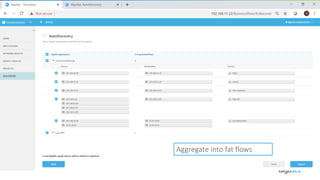 Aggregate into fat flows
 