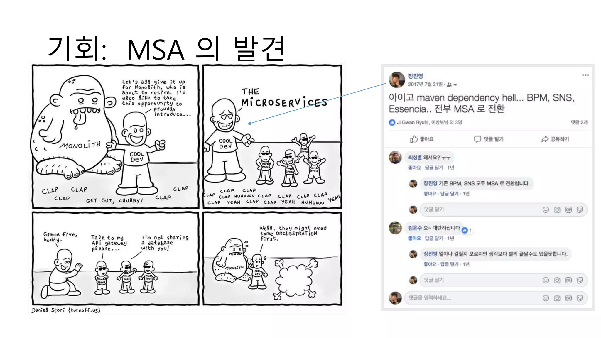 기회: MSA 의 발견
 