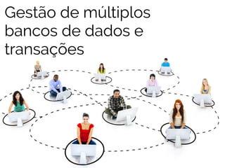 Gestão de múltiplos 
bancos de dados e 
transações 
 