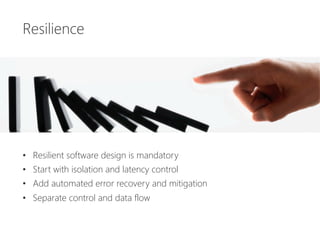 resilience (IT)

the ability of a system to handle unexpected situations
-  without the user noticing it (best case)
-  with a graceful degradation of service (worst case) 
 