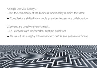 µServices are an architectural choice
 