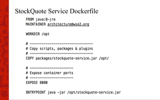 StockQuote Service Dockerfile
 