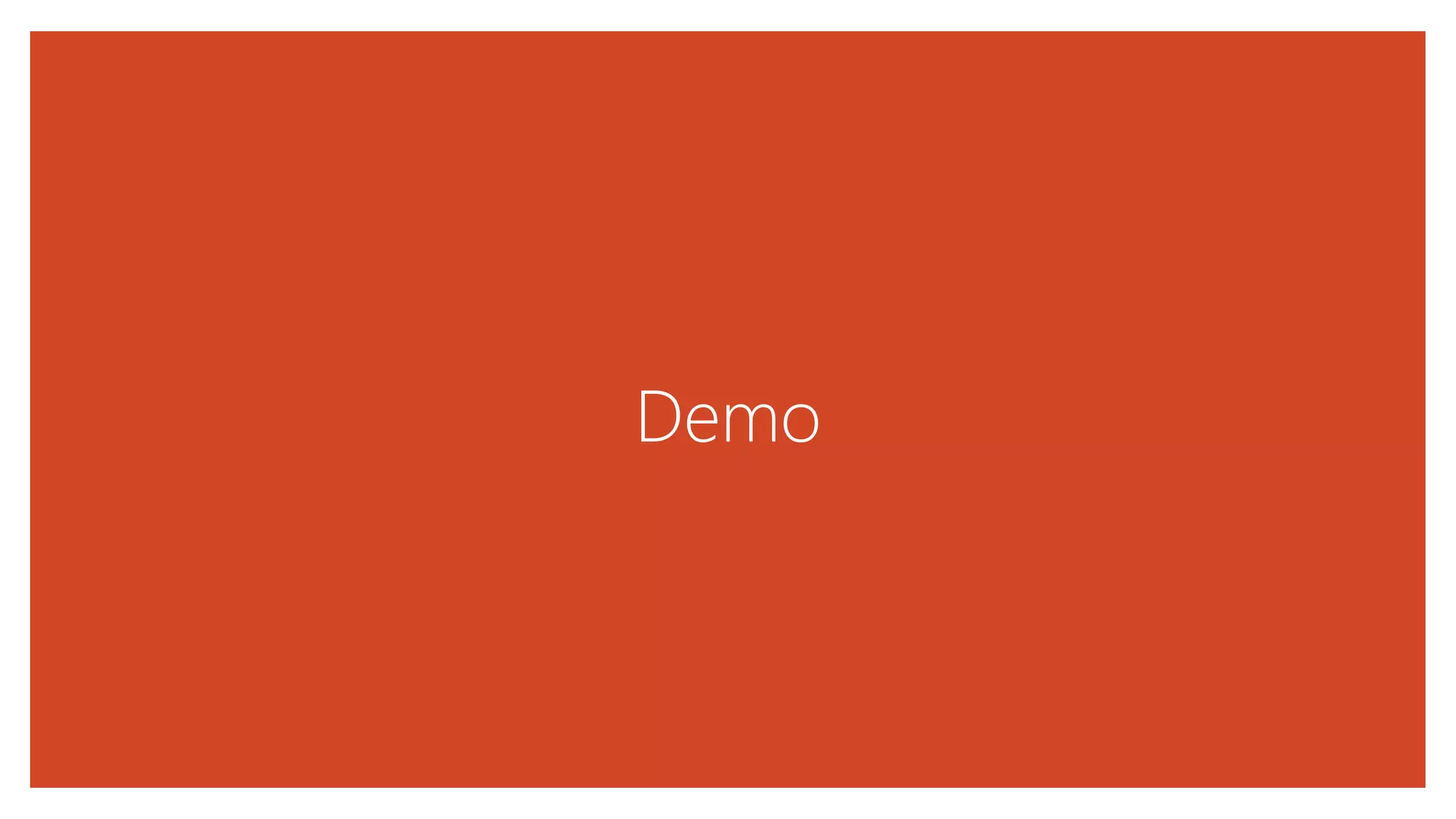 Demo
 