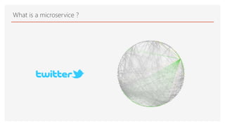 What is a microservice ?
 