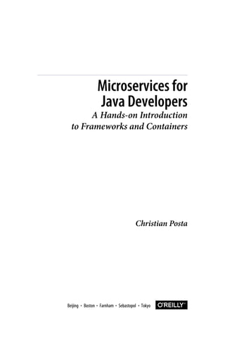 Microservices for-java-developers | PDF