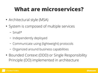 Microservices in Scala - theory & practice