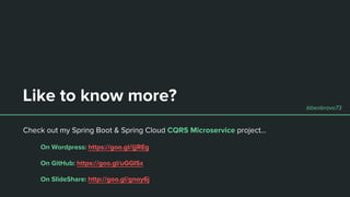 Microservices - java ee vs spring boot and spring cloud | PPT