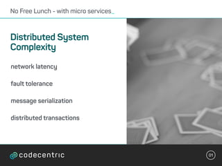 01
No Free Lunch - with micro services_
Distributed System
Complexity
network latency
fault tolerance
message serializatio...