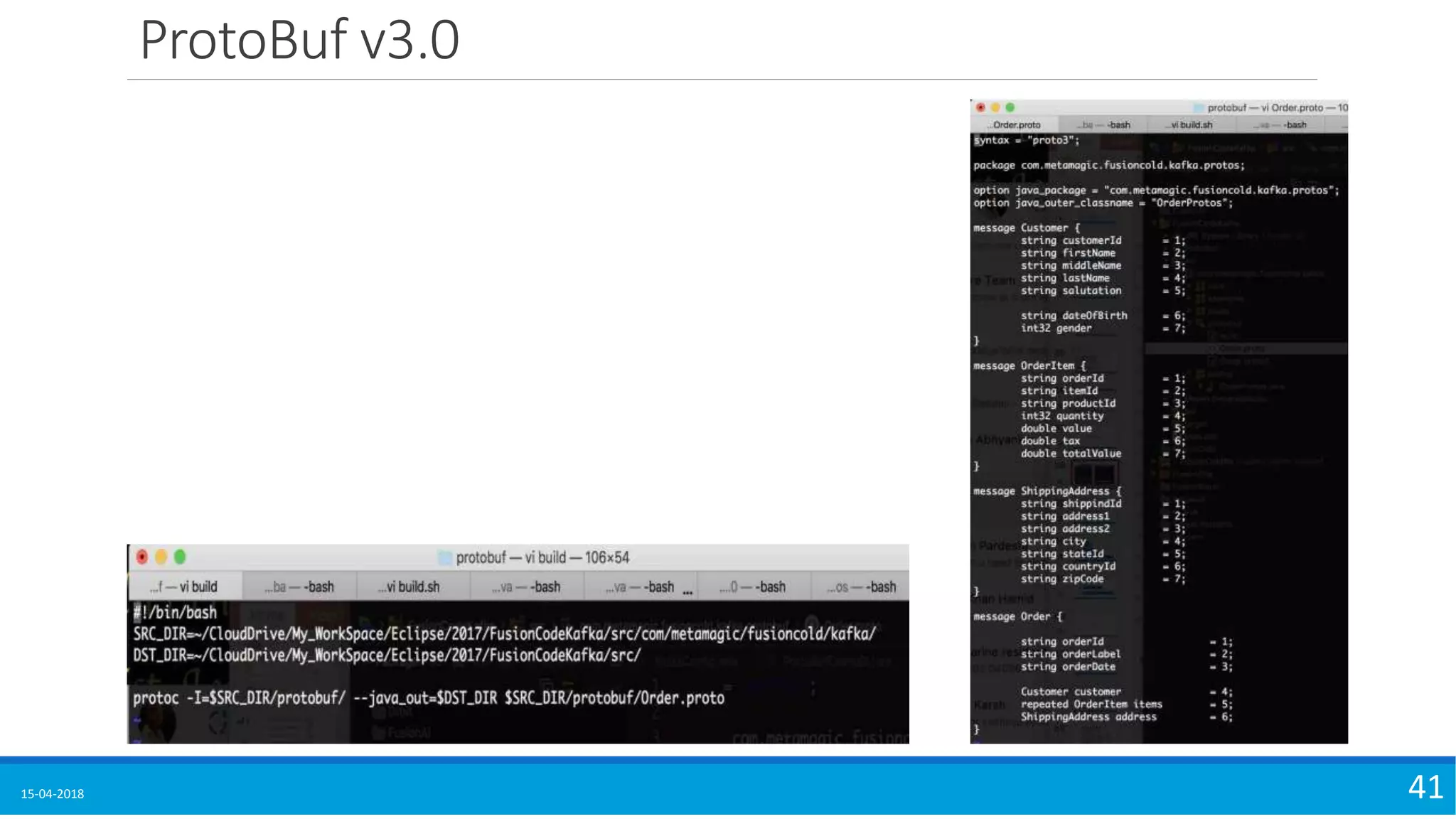 ProtoBuf v3.0
15-04-2018 41
 